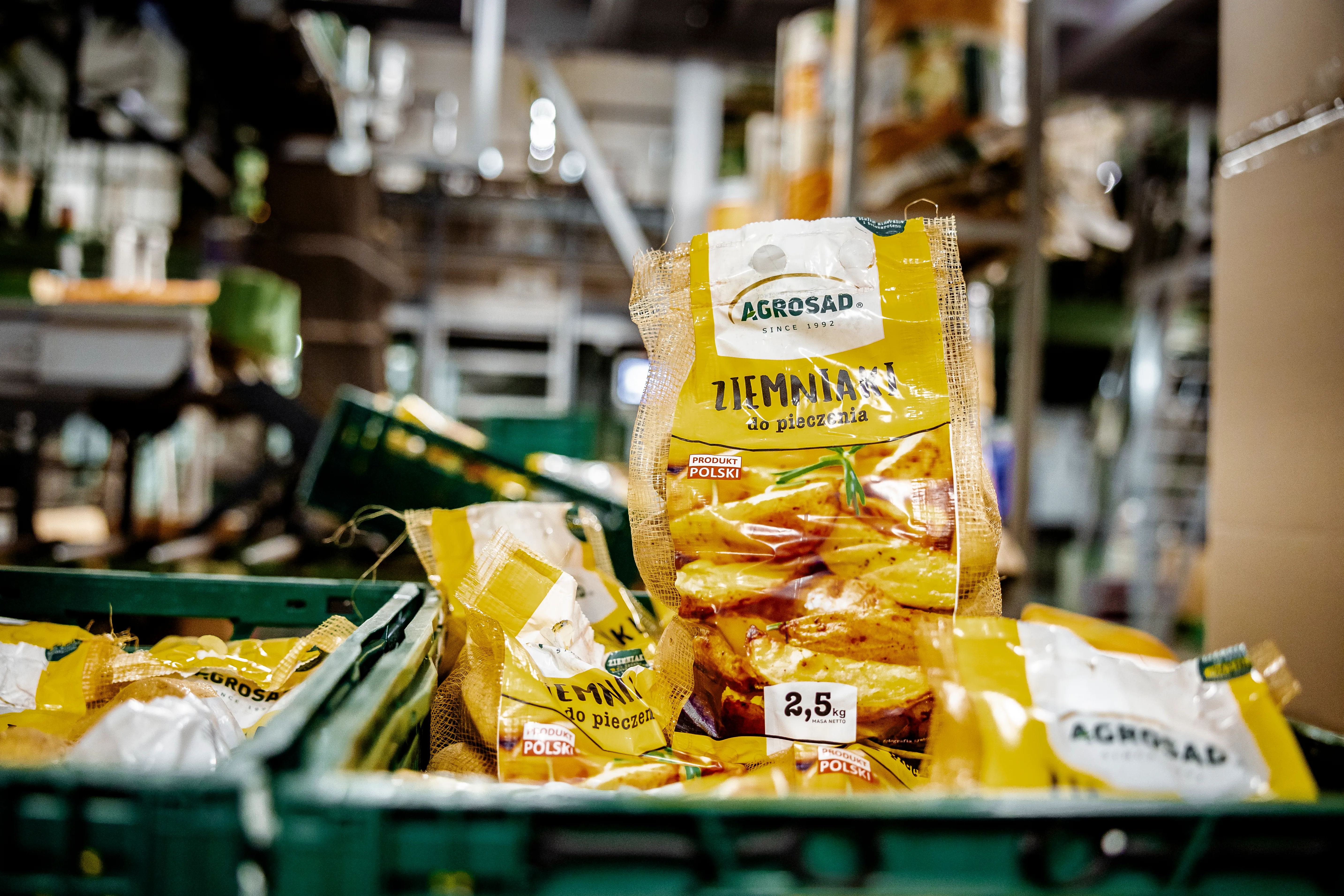 Sac de pommes de terre de la société Agrosad